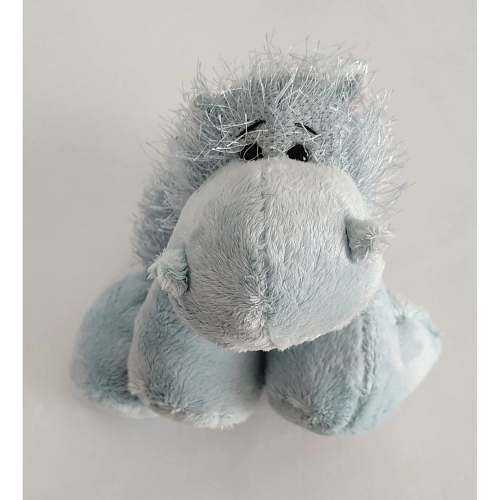 RARE Webkinz Blue Hippo Plush - Factory ERROR Missing Magic W - HM009 - No Code